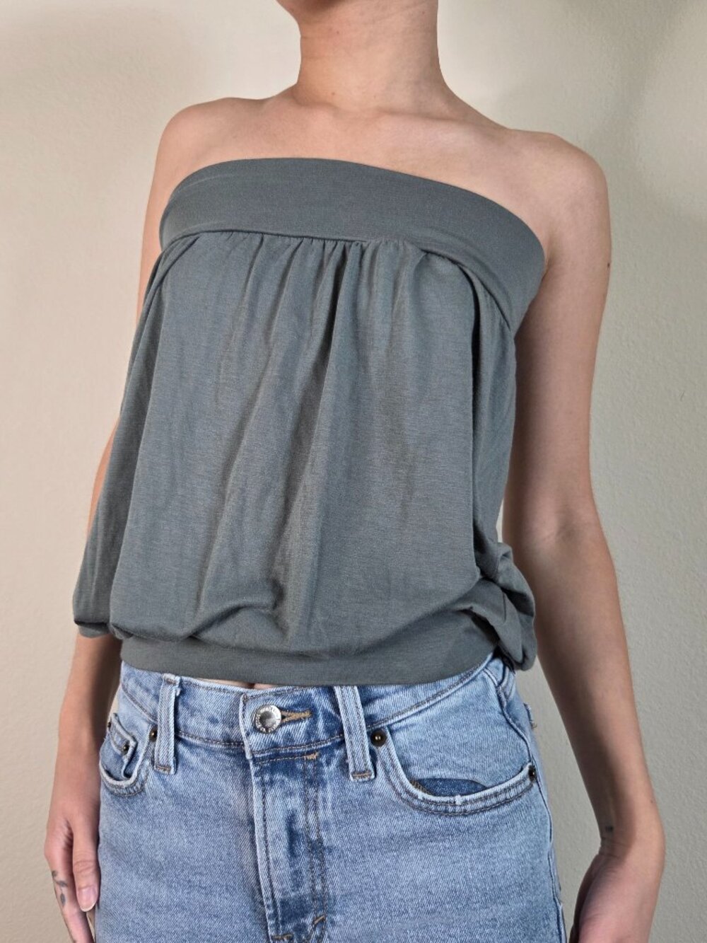 Stile Benetton Sleeveless Slouchy Top Y2K Vibes - XS/Small